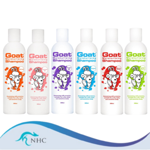 (PRE ORDER) Goat Milk Organic Shampoo 300ml Original/Manuka Honey/Lemon Myrtle/Coconut Oil/Argan Oil/Oatmeal